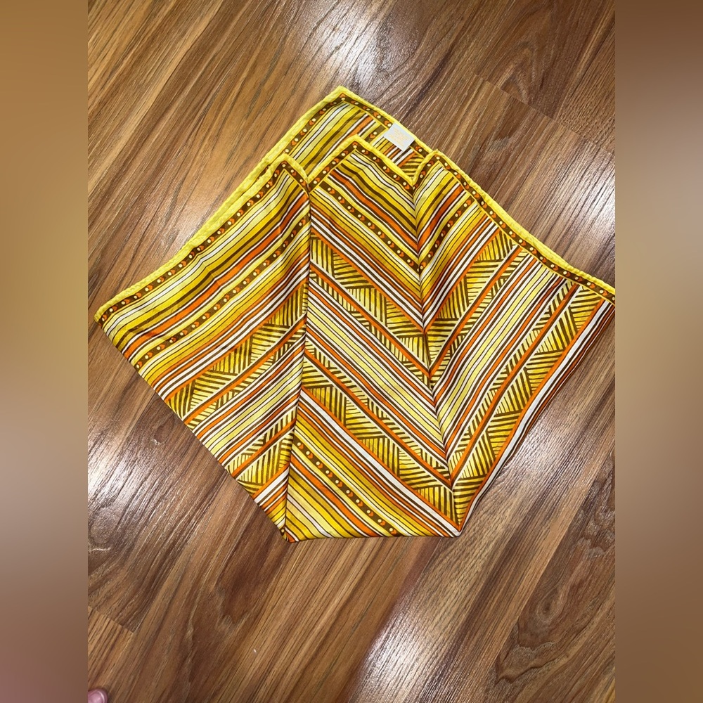 Vintage striped and hearts head wrap or scarf!